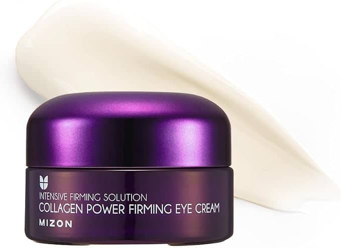 Mizon Crema Power Firming al collagene per il contorno occhi (25ml) Collagene marino, antirughe, Elastina Booster, Idratante, Acido Ialuronico (Collagen Power Firming Eye Cream